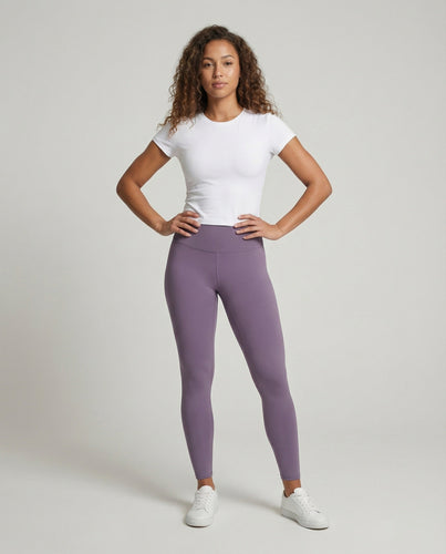 Women's shaping leggings with ergonomic fit
