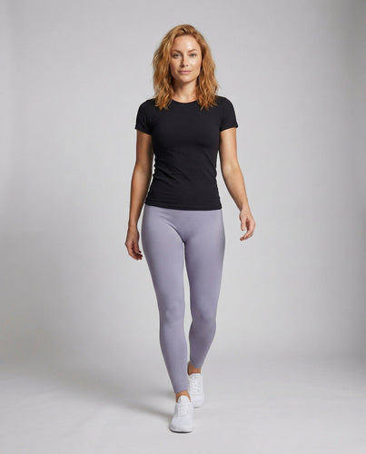 Women's high-waisted leggings with tummy support