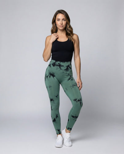 Women seamless yoga leggings with mesh zones