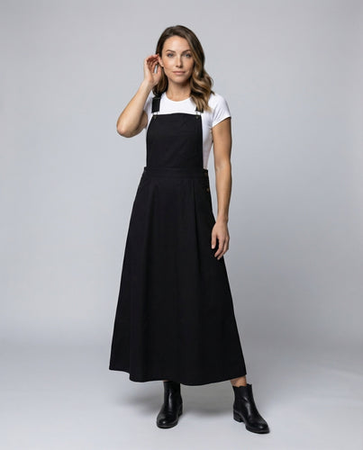 Women’s overall maxi dress with adjustable straps