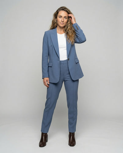 Women's cape-inspired oversized blazer