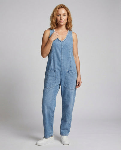 Women Modern Baggy Jeans Overall