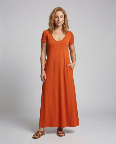 Women's Flowing A-Line Maxi Dress