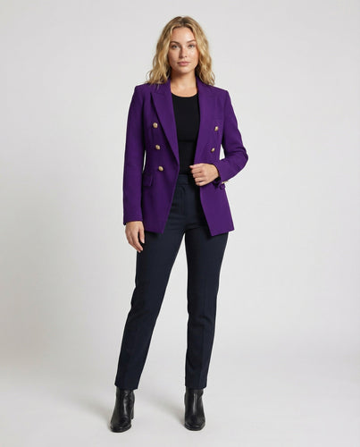 Women's Exquisite Tailored Double-Breasted Blazer