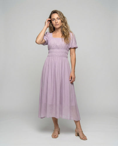 Women's Dreamy Smock-Waist Chiffon Dress