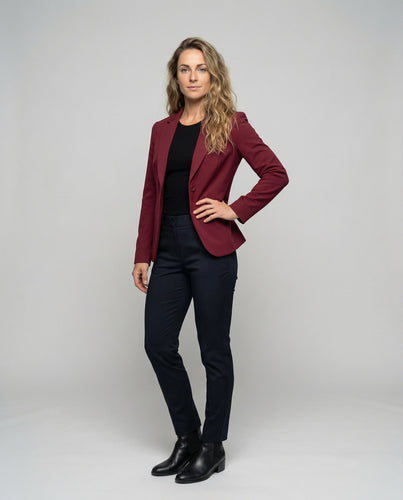 Women Classic Princess Seams Business Blazer