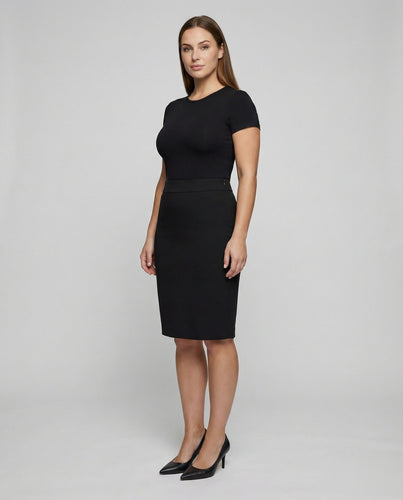 Women's Professional Back Slit Business Pencil Skirt
