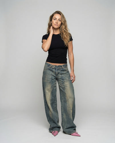 Women's Relaxed Wide Leg Jeans