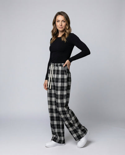Ladies Airy Palazzo Cut Lounge Pants