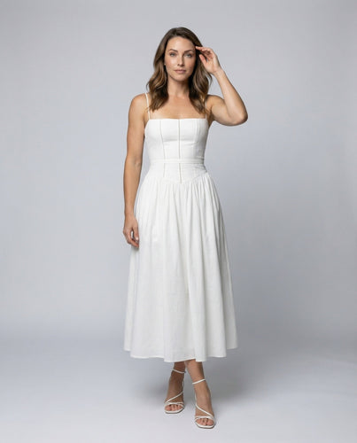 Women's Timeless Waist Seam Corset Dress