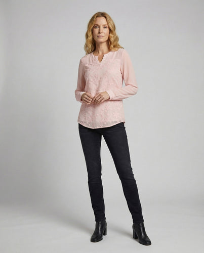 Women's Linen Tunic Embroidery V-Neck