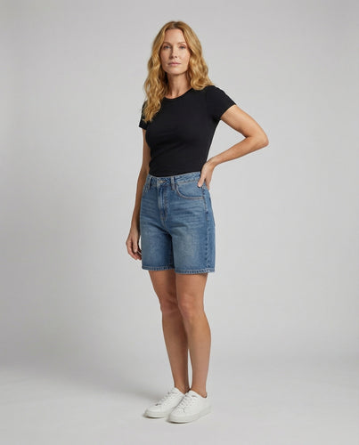 Women Denim Bermuda Straight Fit