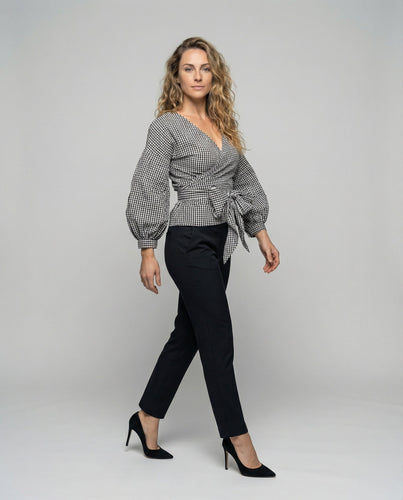 Women's Wrap Blouse Waist Belt