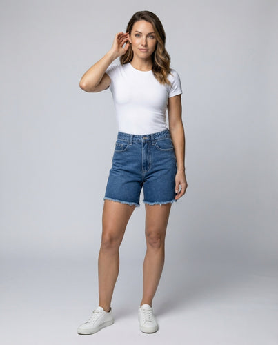 Women's Jeans Shorts High Waist Loose