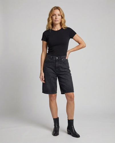 Women's Denim Bermuda Knee-Length