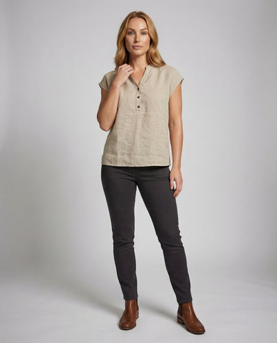 Women's Loose Short Linen Tunic