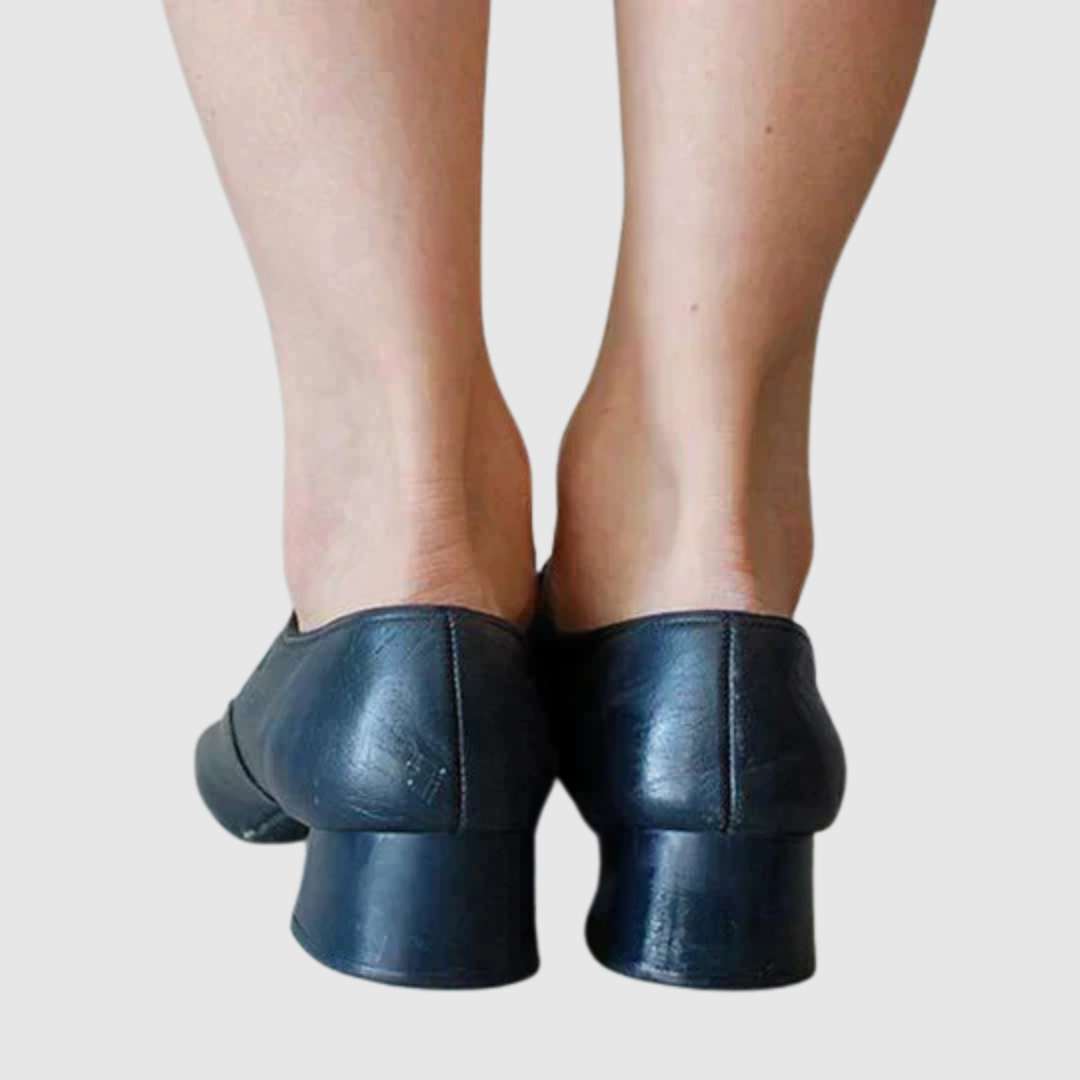 Women's Mary Jane Heels with Ring Buckle Strap