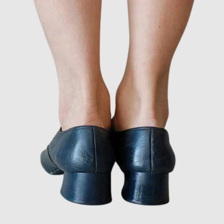 Women's Mary Jane Heels with Ring Buckle Strap
