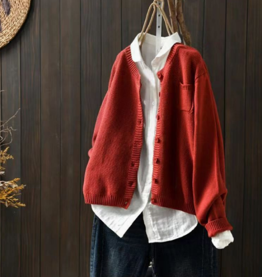 Cardigan for Women | Long Sleeve Button Front