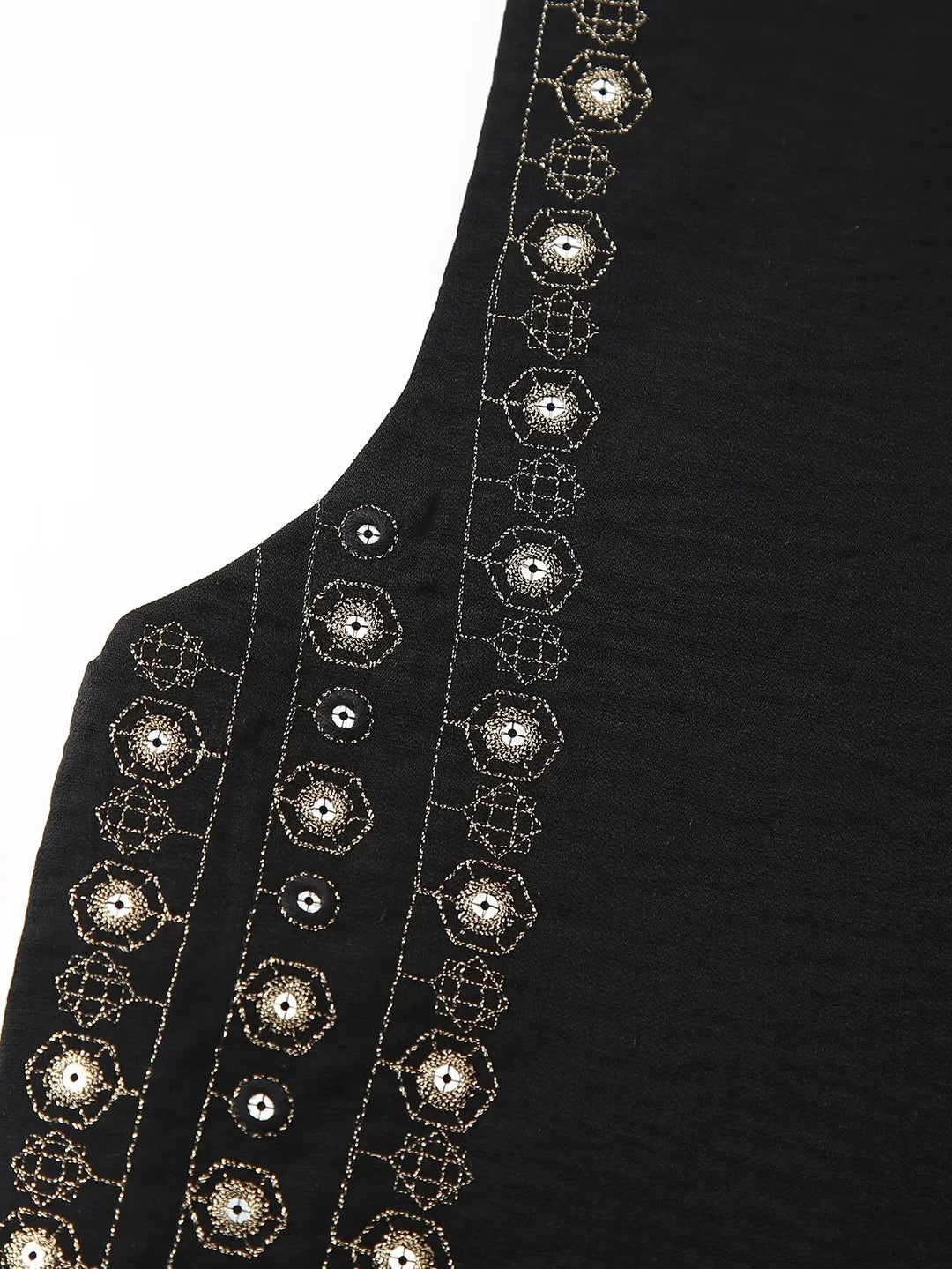 Women’s Vest | Open-Front Embroidered Design