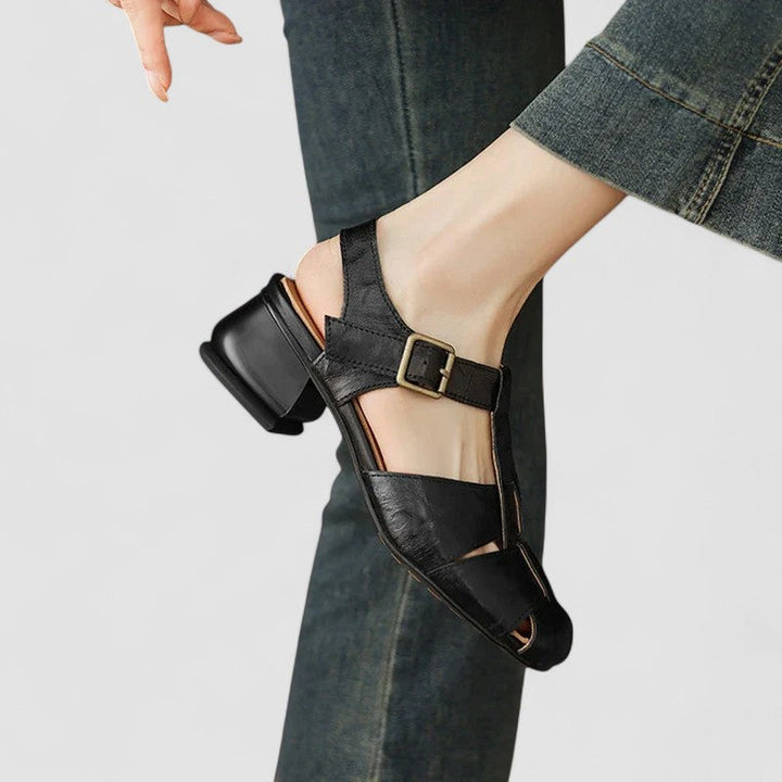 Heels for Women | Closed Toe Low Block