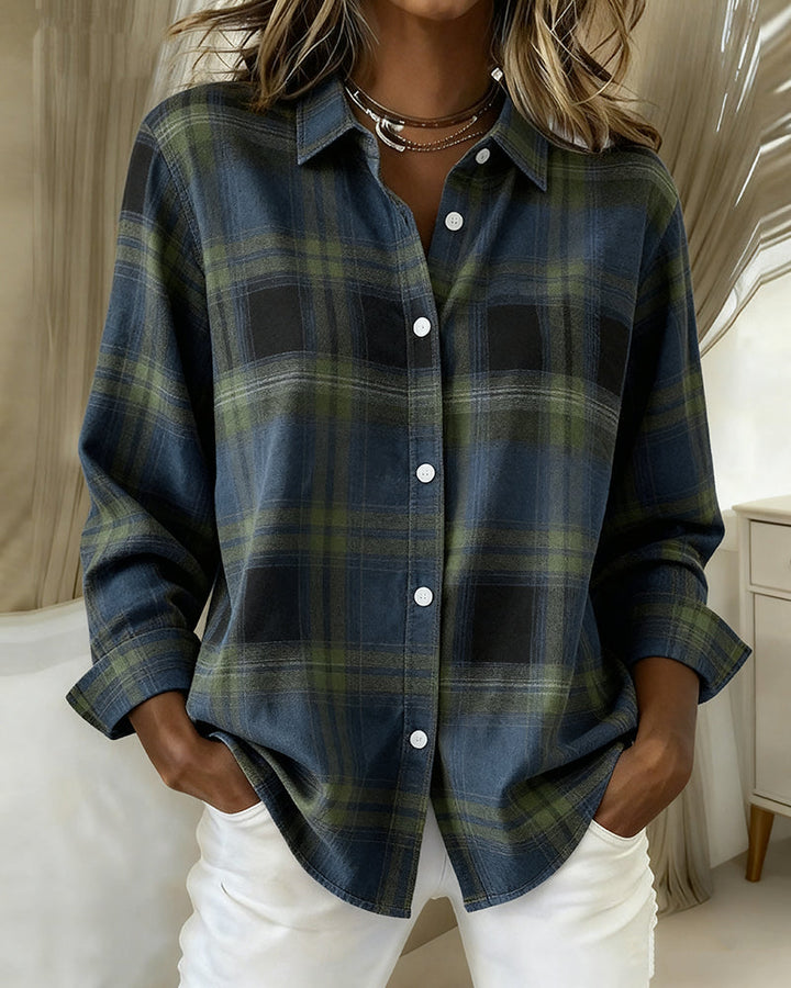 StylebySassy | Check pattern and notched lapel