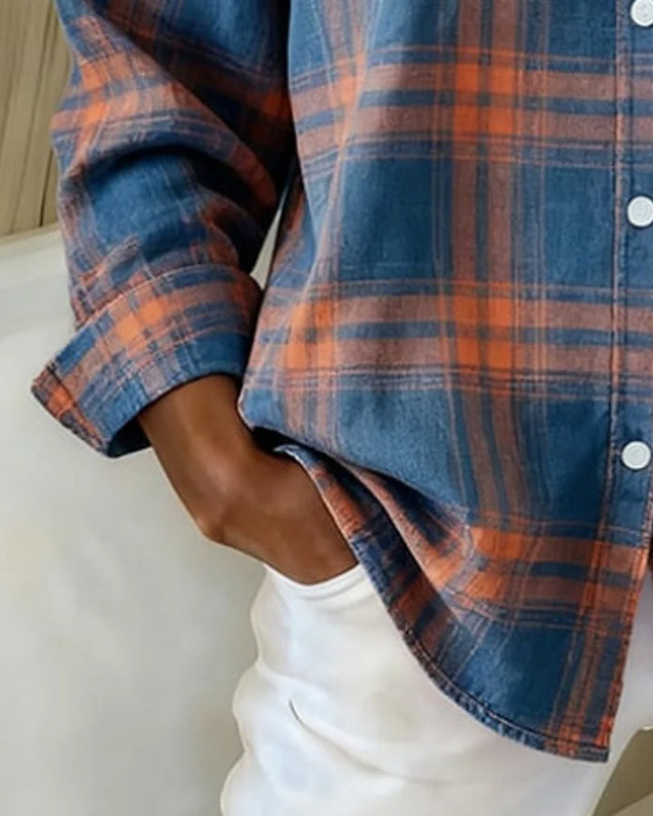 StylebySassy | Check pattern and notched lapel