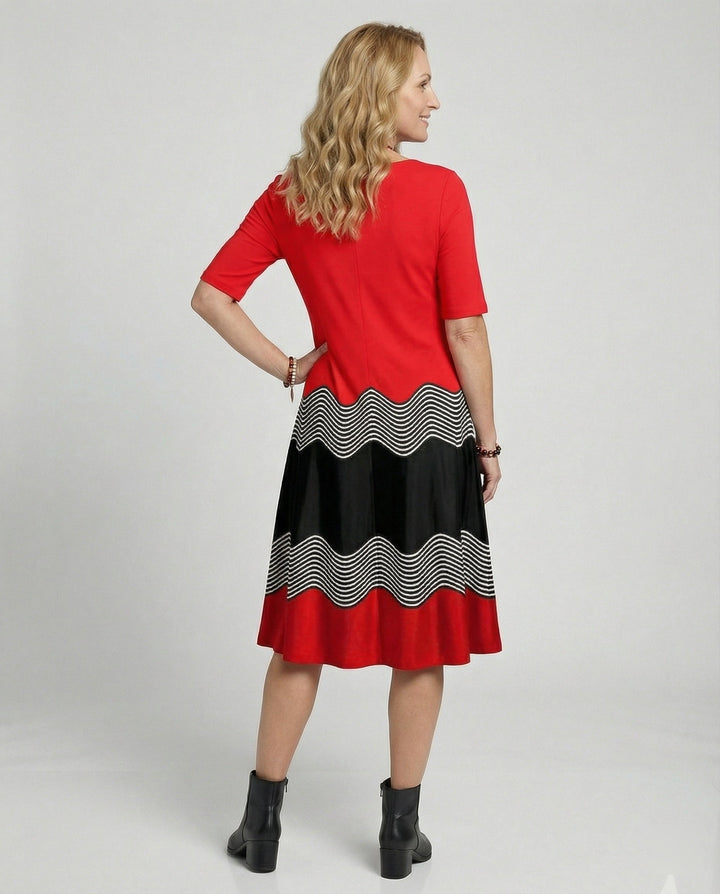 Women's Midi Dress A-Line Casual Dress