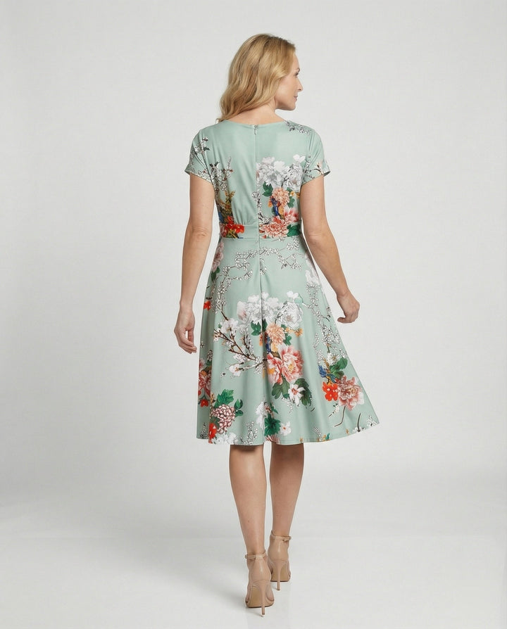 Women Flower Dress Midi Dress Floral