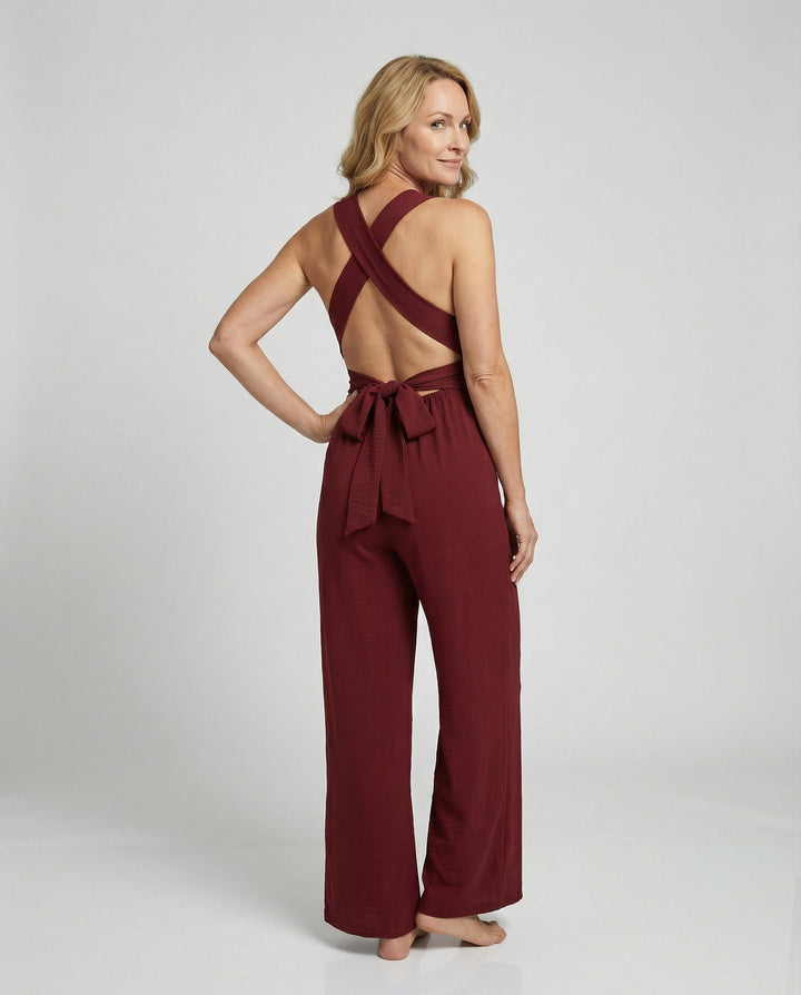 Women's overall elegant wide cut