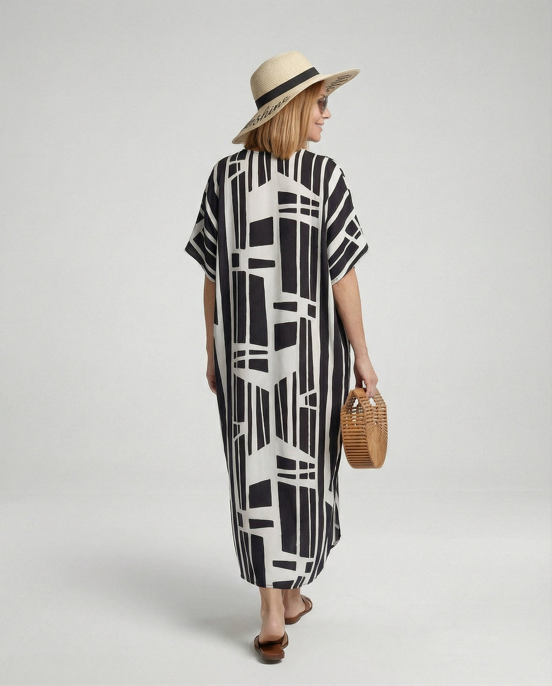 Women's Beach Dress Kimono with Belt