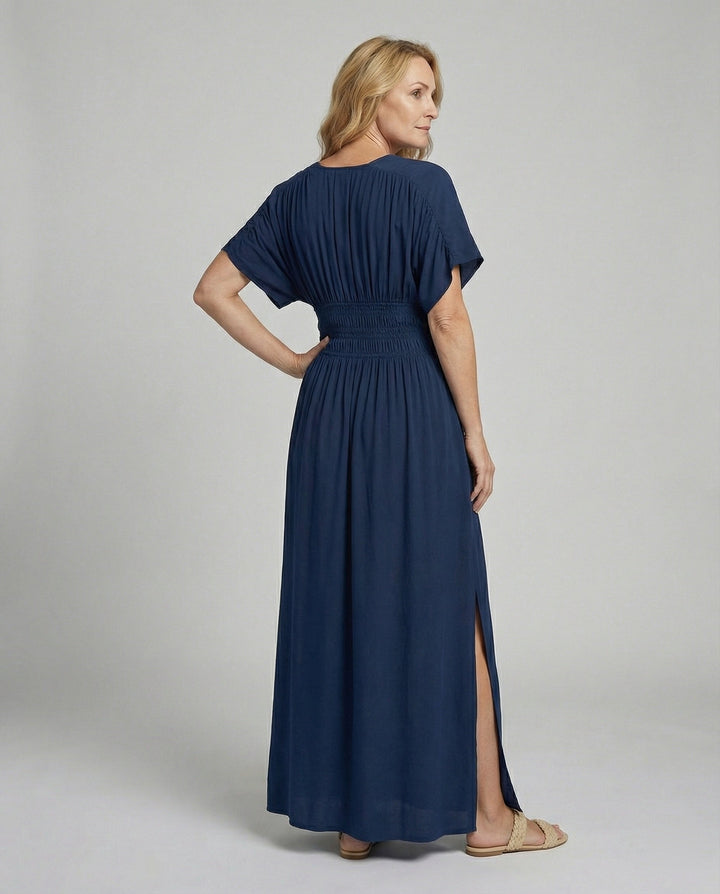 Women's Maxi Dress Summer V-Neck Slit