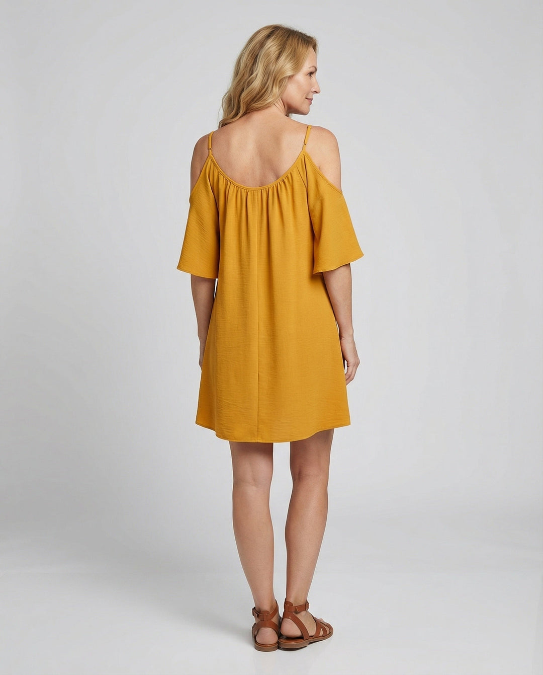 Women's summer dress off-shoulder airy