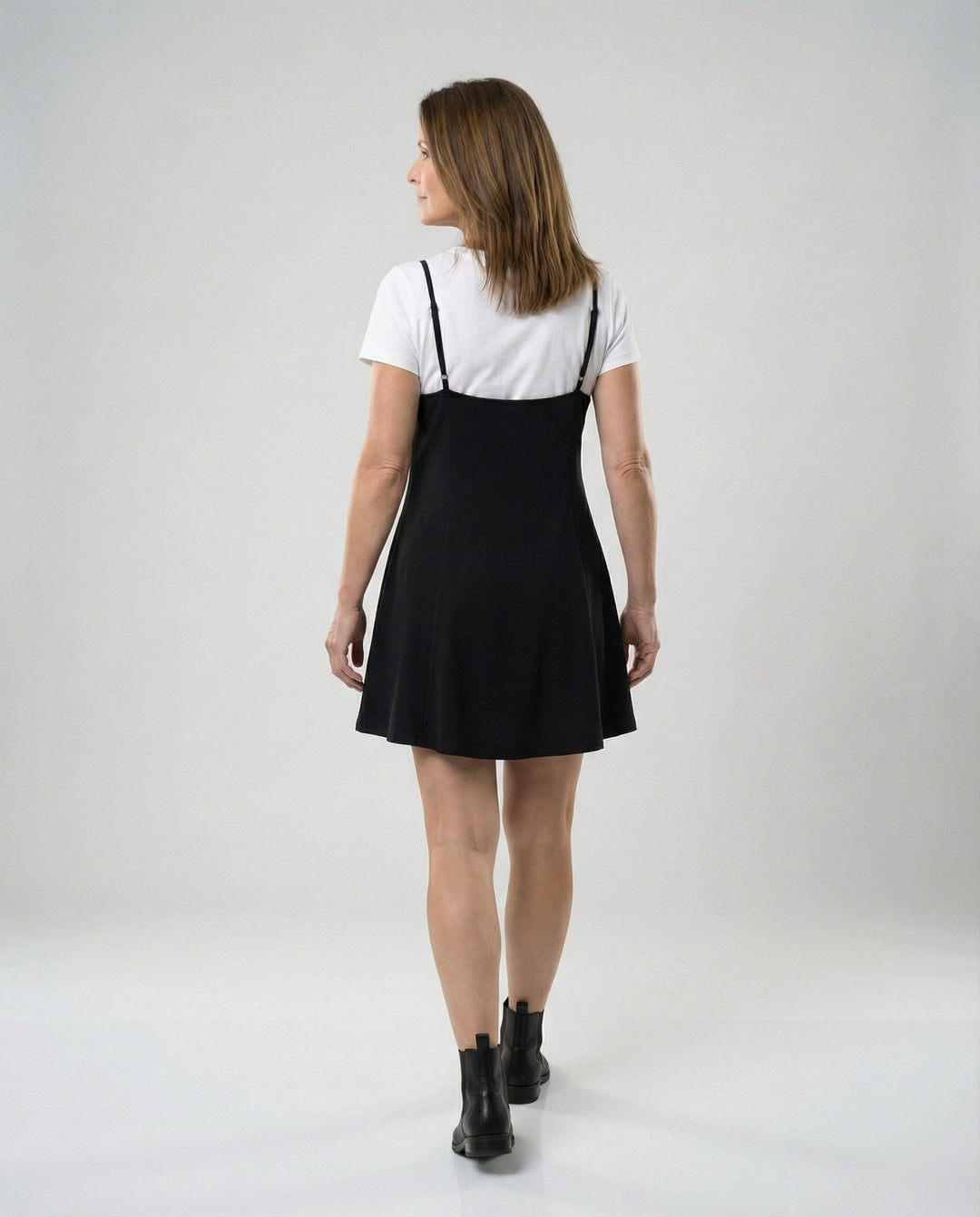 Women's Skater Summer Dress with Straps