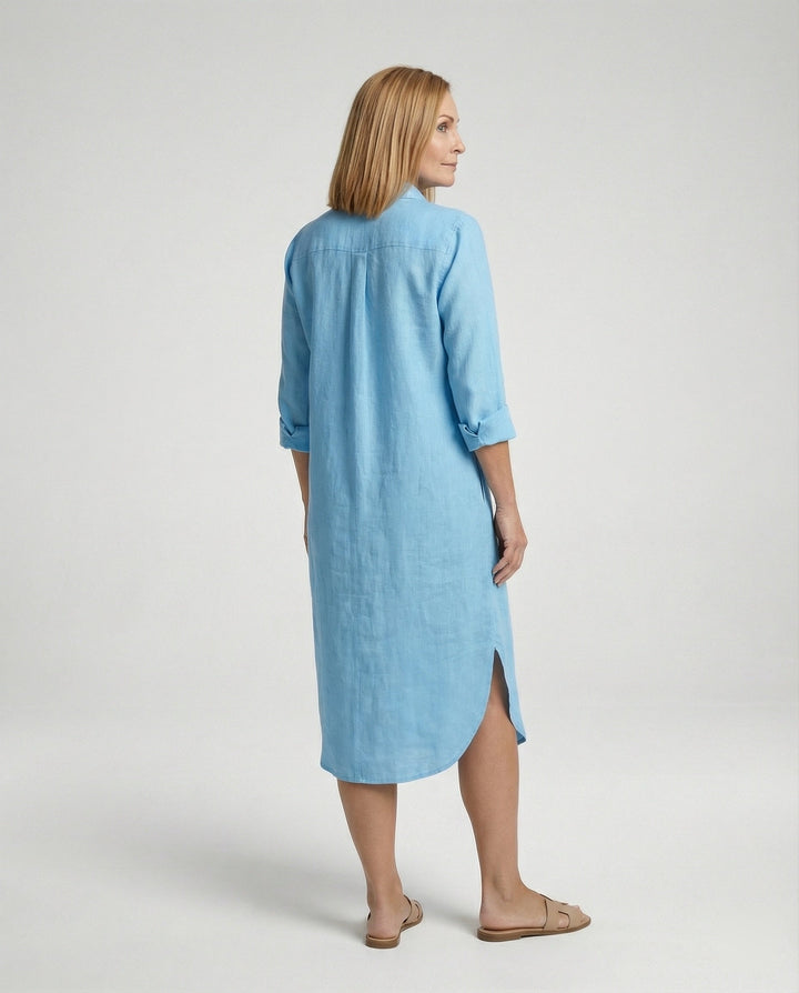 Women's Shirt Dress Oversized Midi