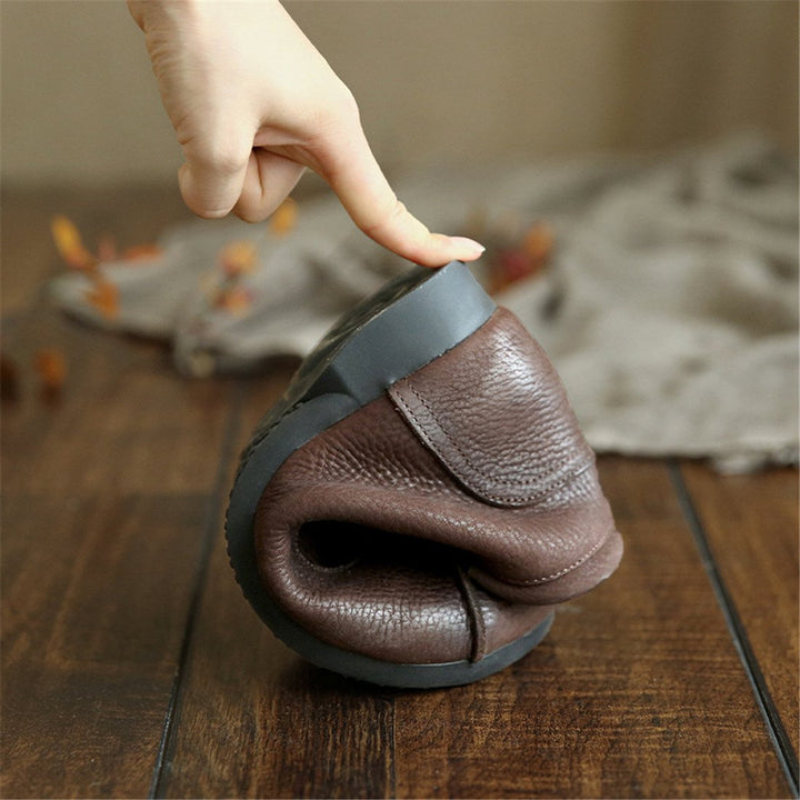 Women's Lace-Up Ankle Boots with Closed Rounded Toe