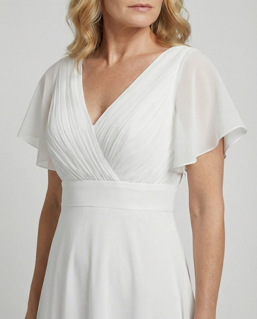 Ladies Max Dress Chiffon elegant pleated