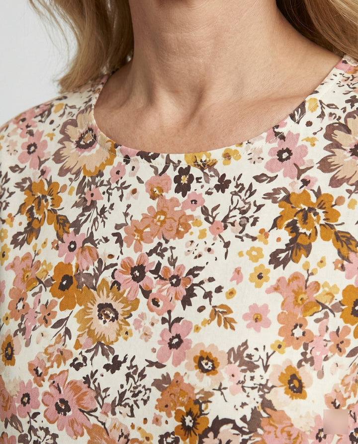 Women's Midi Dress Flared with Pockets