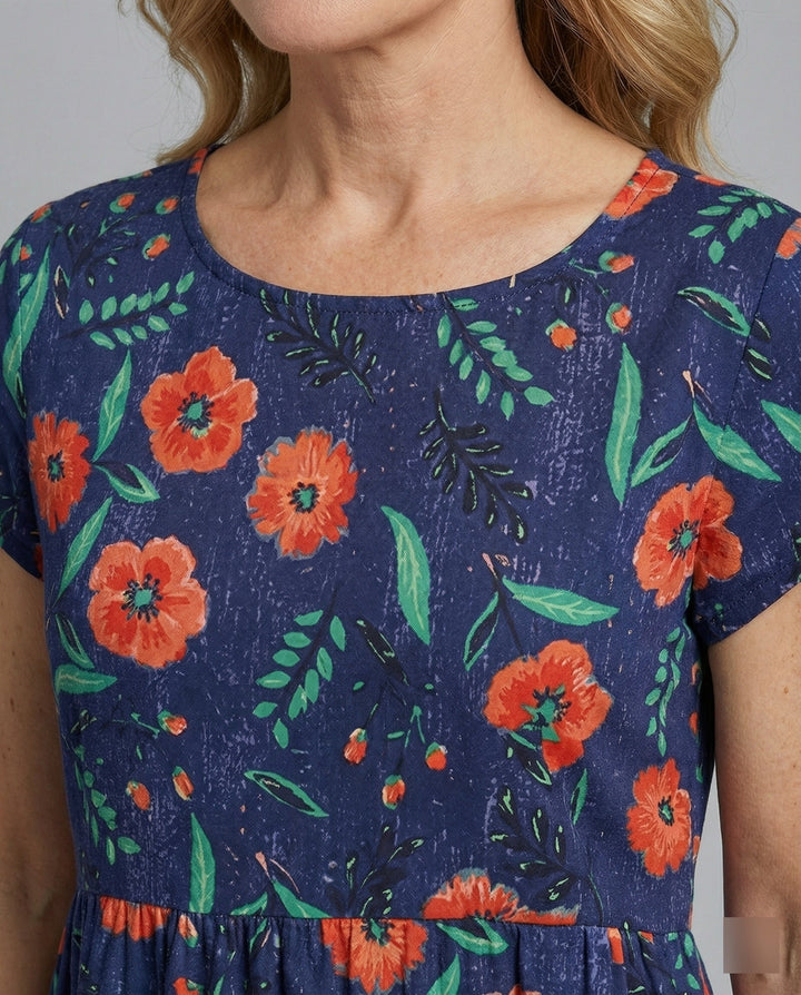 Women's Maxi Dress Patchwork A-Line