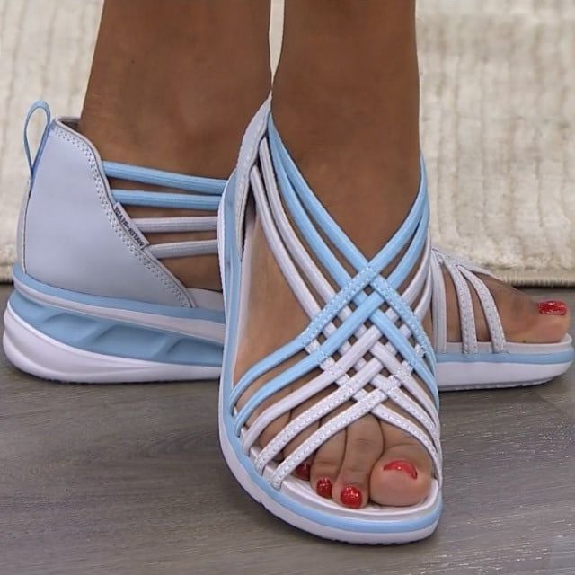 Women's Strappy Open Toe Sandals with Flat Sole