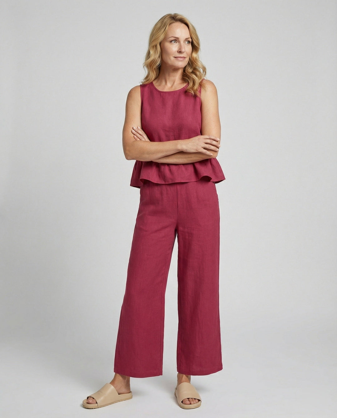 Women's Two-Piece Set Summer Palazzo Pants