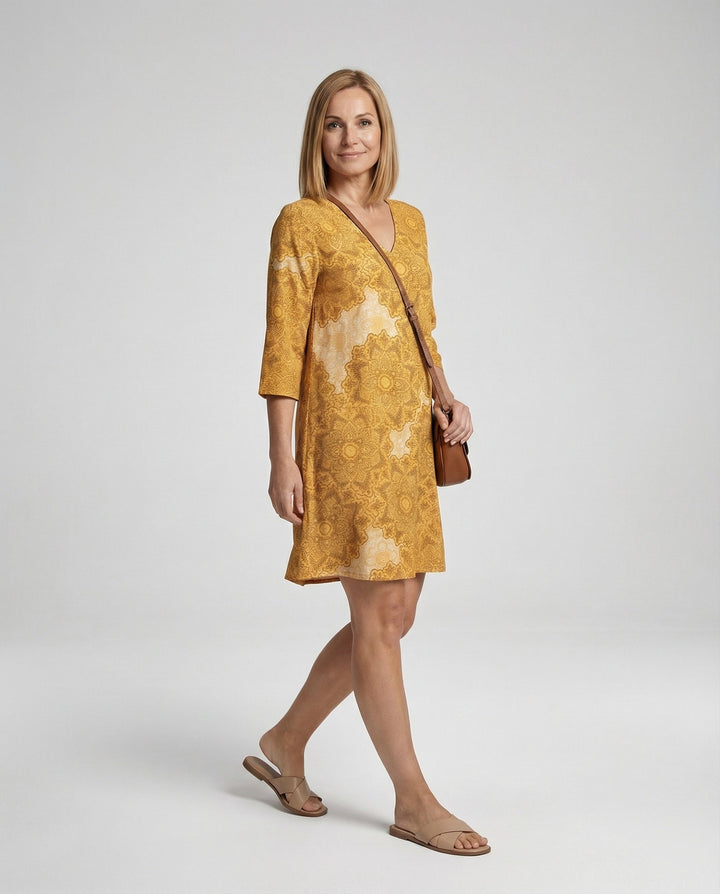 Leisure dress women viscose dress