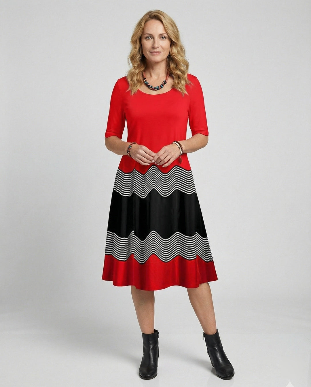 Women's Midi Dress A-Line Casual Dress