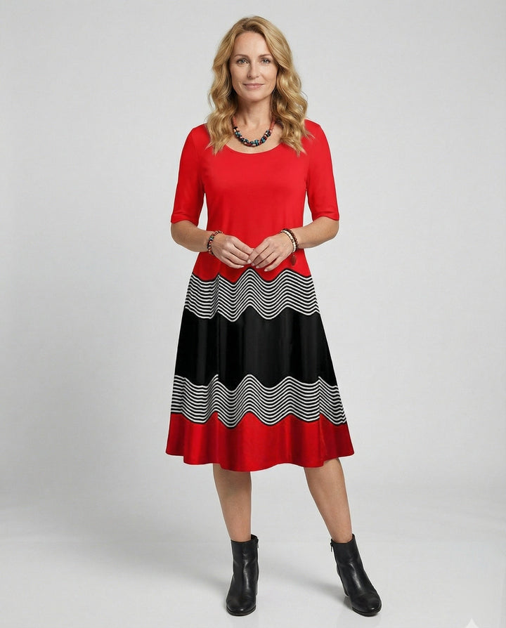 Women's Midi Dress A-Line Casual Dress