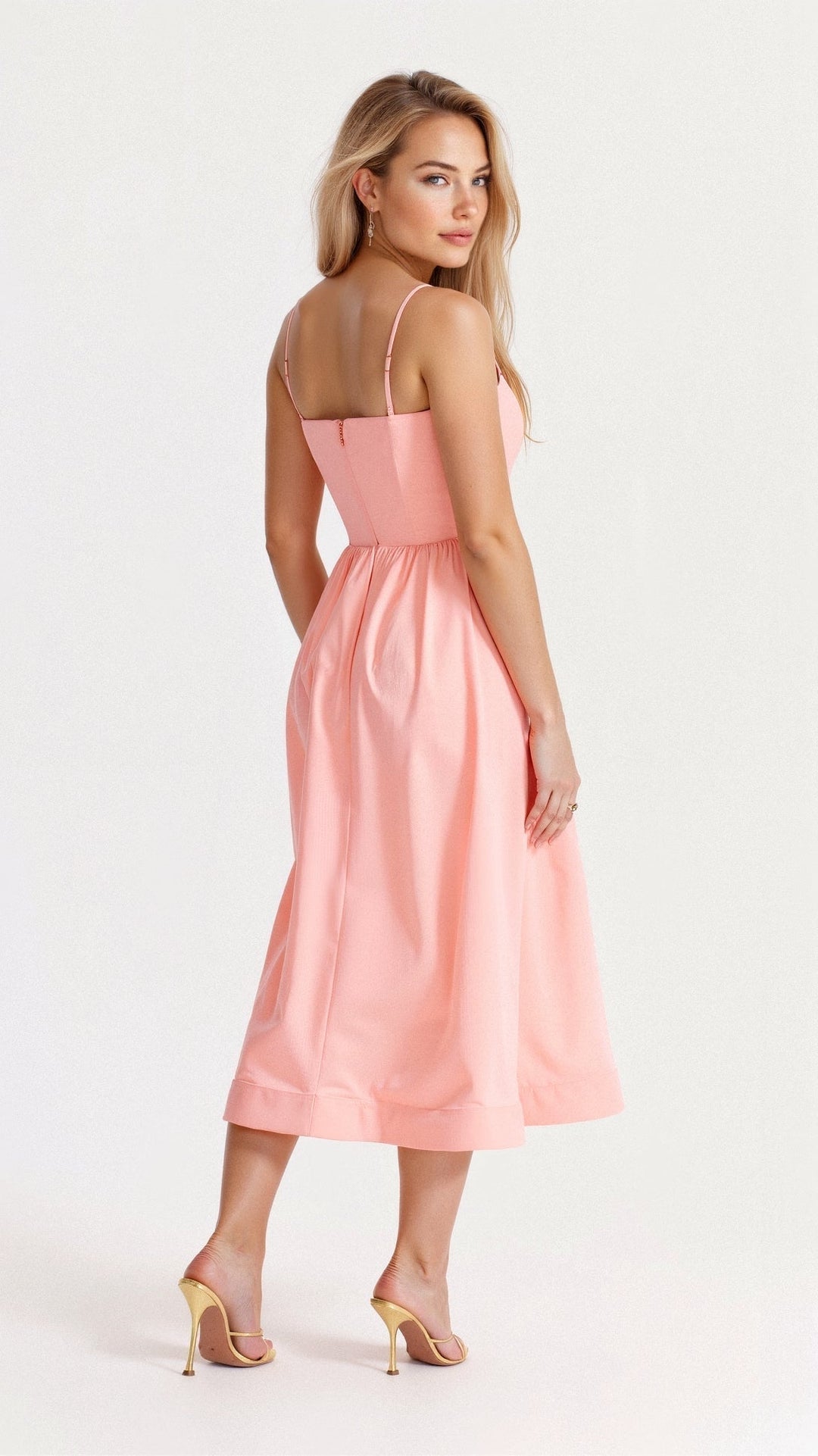StylebySassy | Elegant Sleeveless Midi Dress for Women