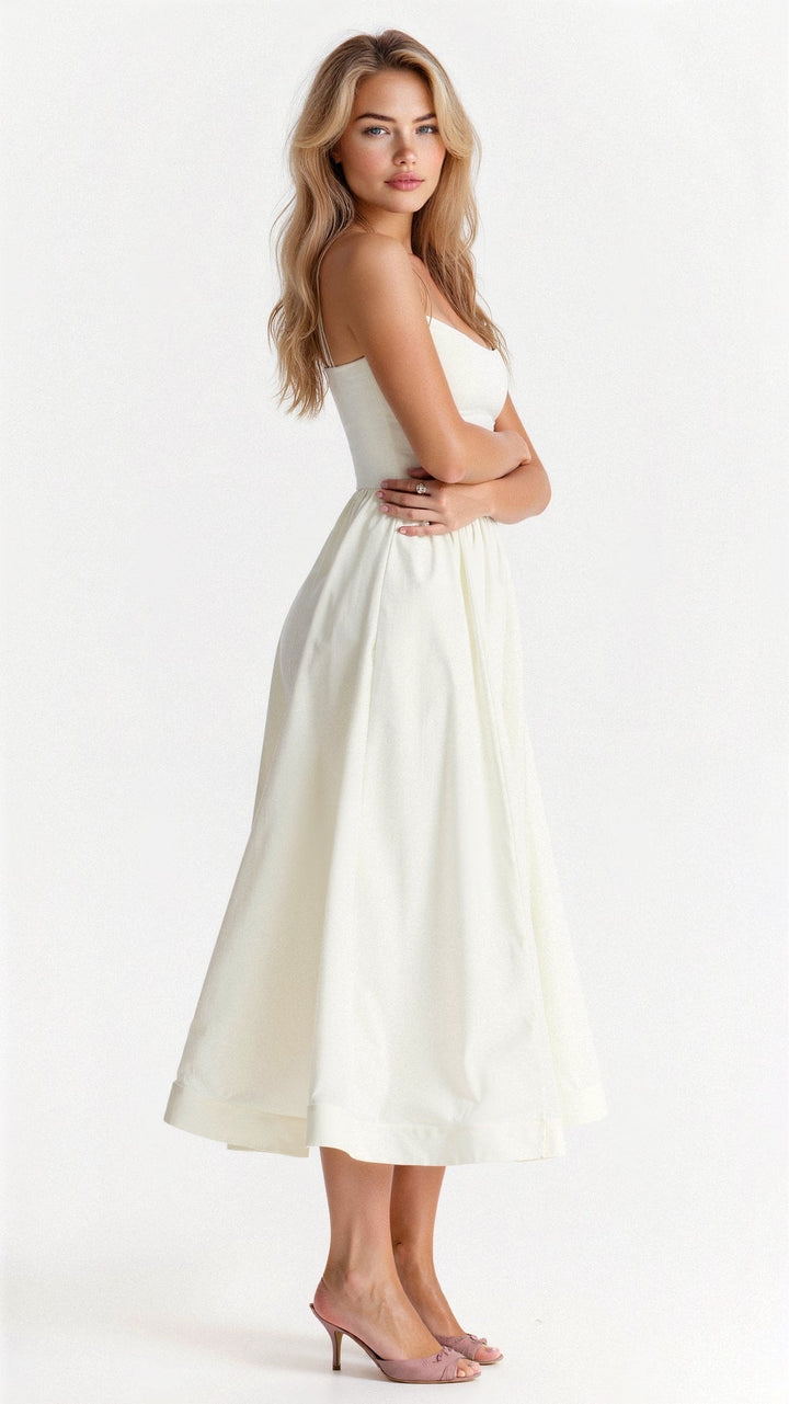 StylebySassy | Elegant Sleeveless Midi Dress for Women