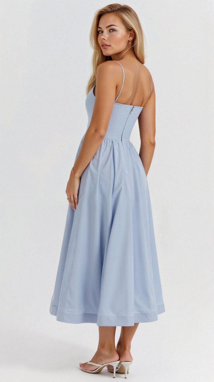 StylebySassy | Elegant Sleeveless Midi Dress for Women