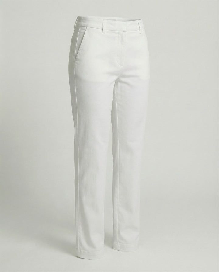 Women's High-Waisted Chino Pants Wide Leg