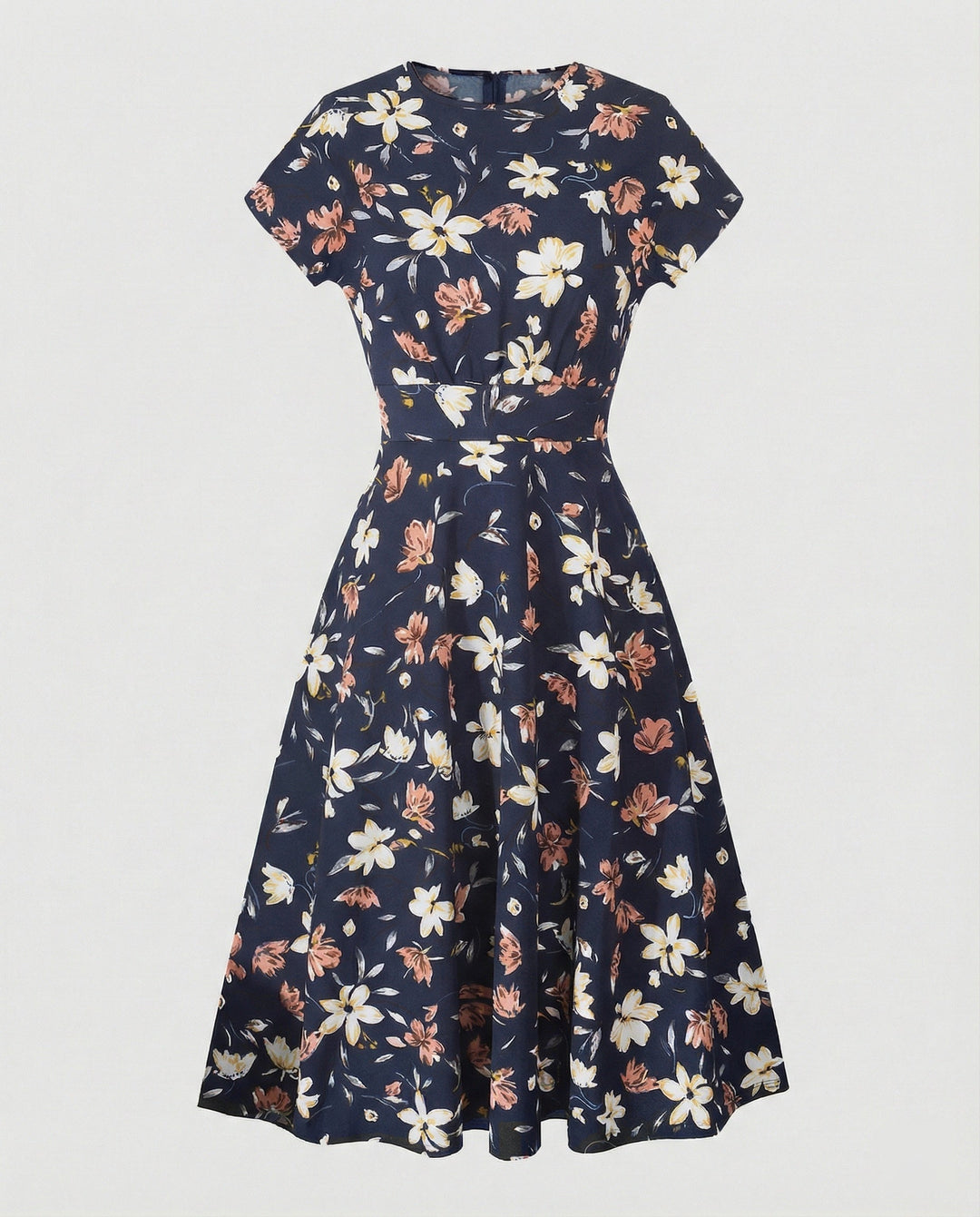 Women Flower Dress Midi Dress Floral