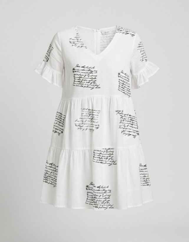 Women Summer Dress Midi Dress Ruffle